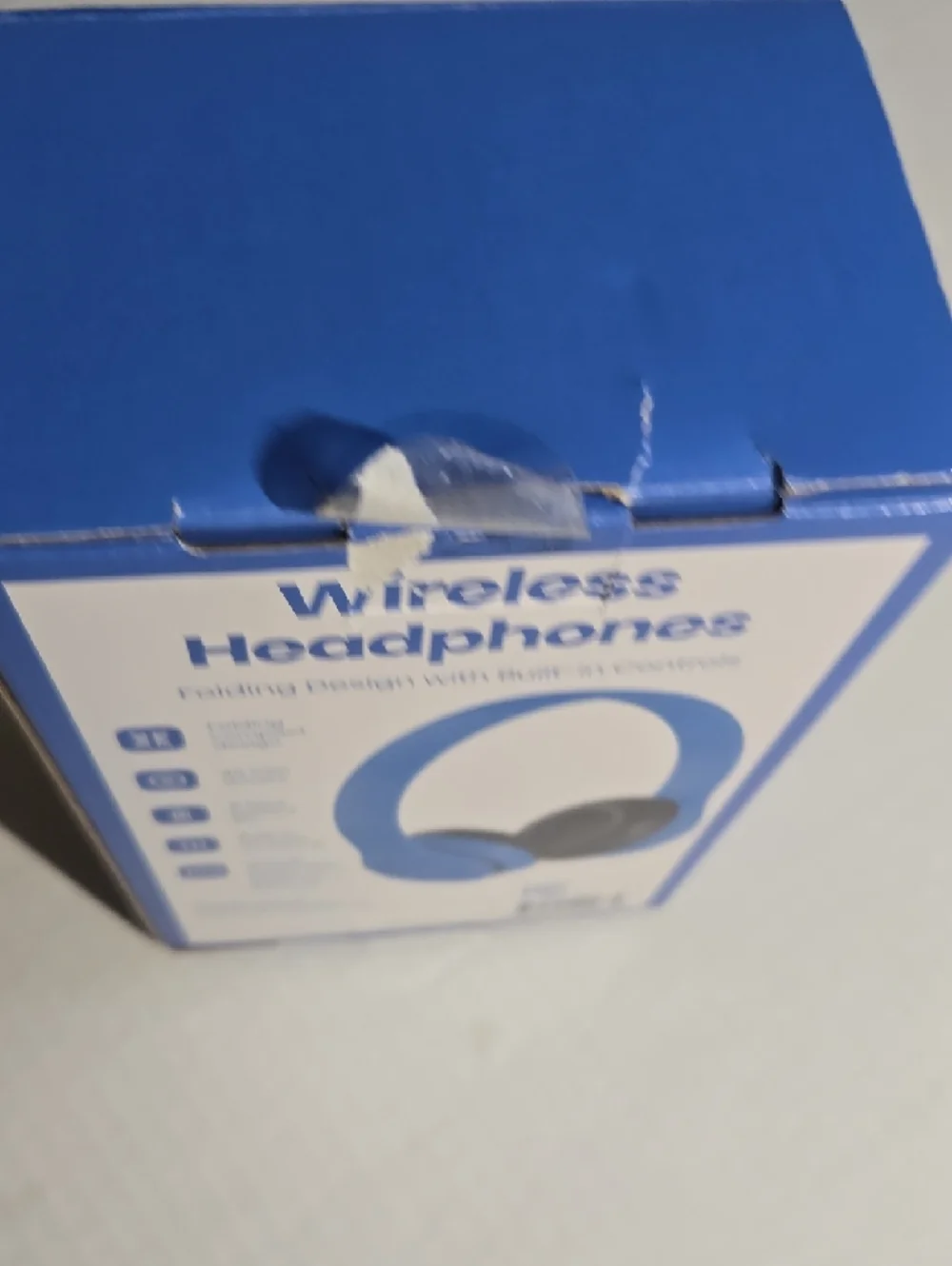 Wireless Folding Headphones With Built-in Controls School Work Kid